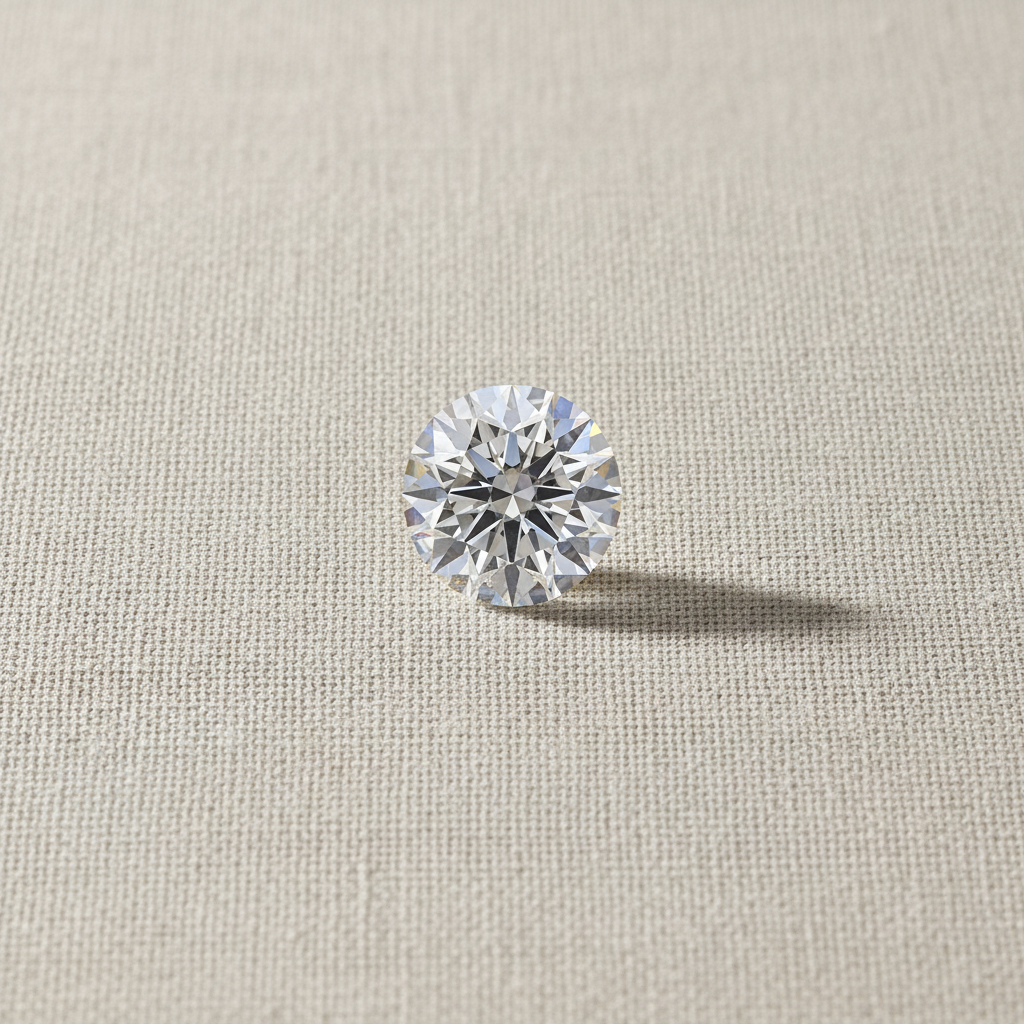 1.01 Carat Round E VS1 HPHT Lab Grown Diamond Excellent Cut GIA Certified