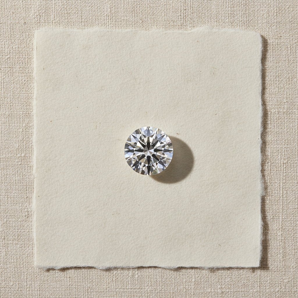 1.01 Carat Round E VS1 HPHT Lab Grown Diamond Excellent Cut Variation Certified