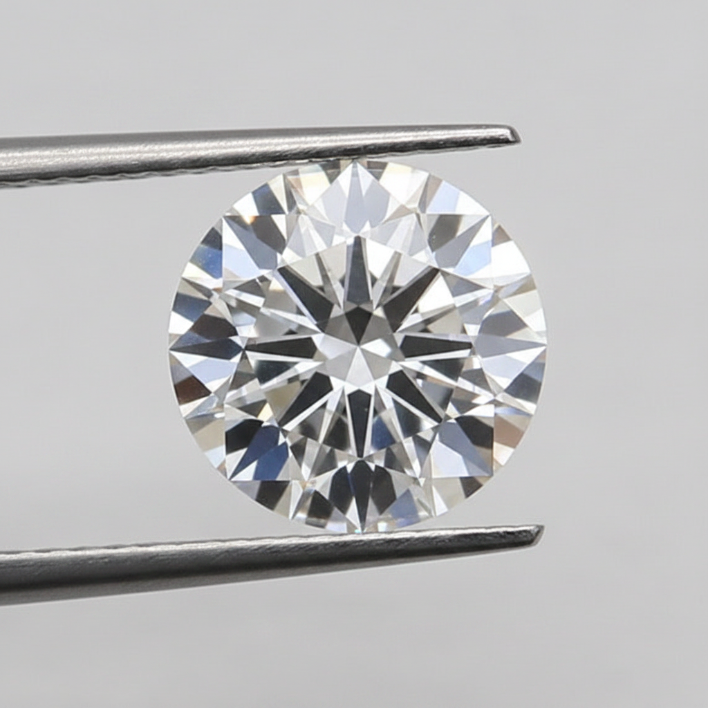 1.01 Ct E Color VS1 Round Cut HPHT Lab Grown Diamond Variation Certified