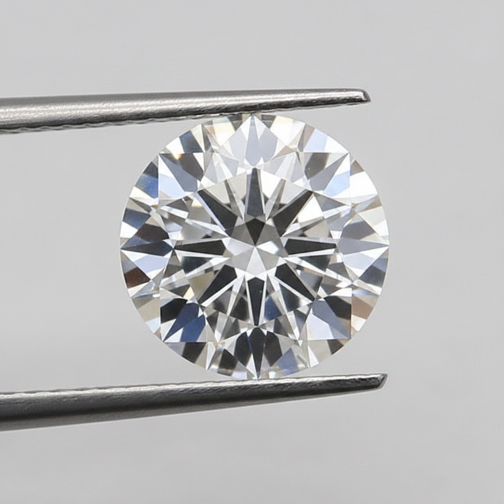 1.01 Ct E Color VS1 Round Cut HPHT Lab Grown Diamond Variation Certified
