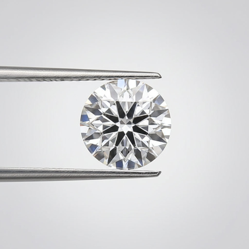1.01 Ct E Color VVS2 Round Cut HPHT Lab Grown Diamond Variation Certified