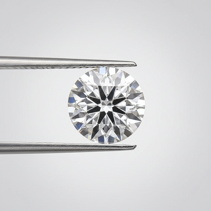 1.01 Ct E Color VVS2 Round Cut HPHT Lab Grown Diamond Variation Certified