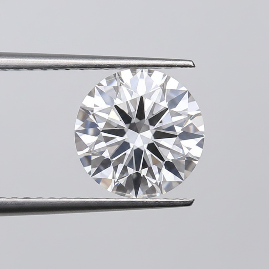 Variation Certified 1.01 Ct E Color VVS2 Round HPHT Lab Grown Diamond