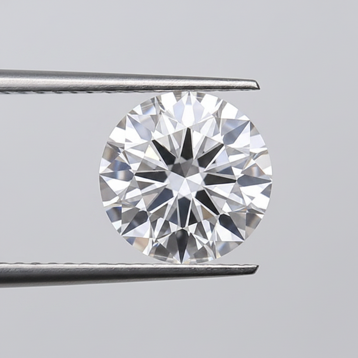 Variation Certified 1.01 Ct E Color VVS2 Round HPHT Lab Grown Diamond