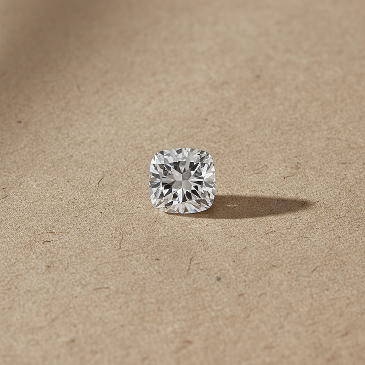 1.02 Carat Cushion Cut Lab Grown Diamond, VS1/E