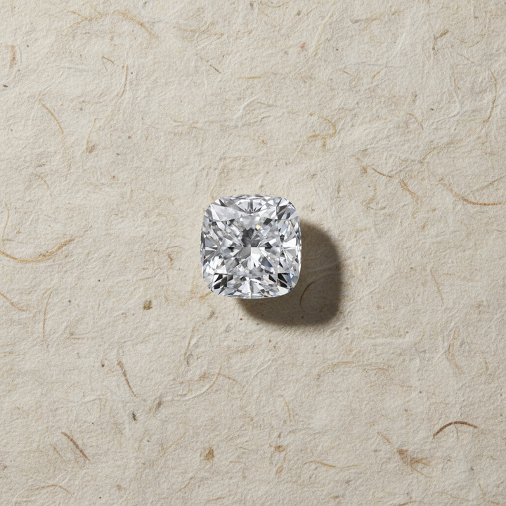 1,02 Karat kissengeschliffener, im Labor gezüchteter Diamant, VVS2/D