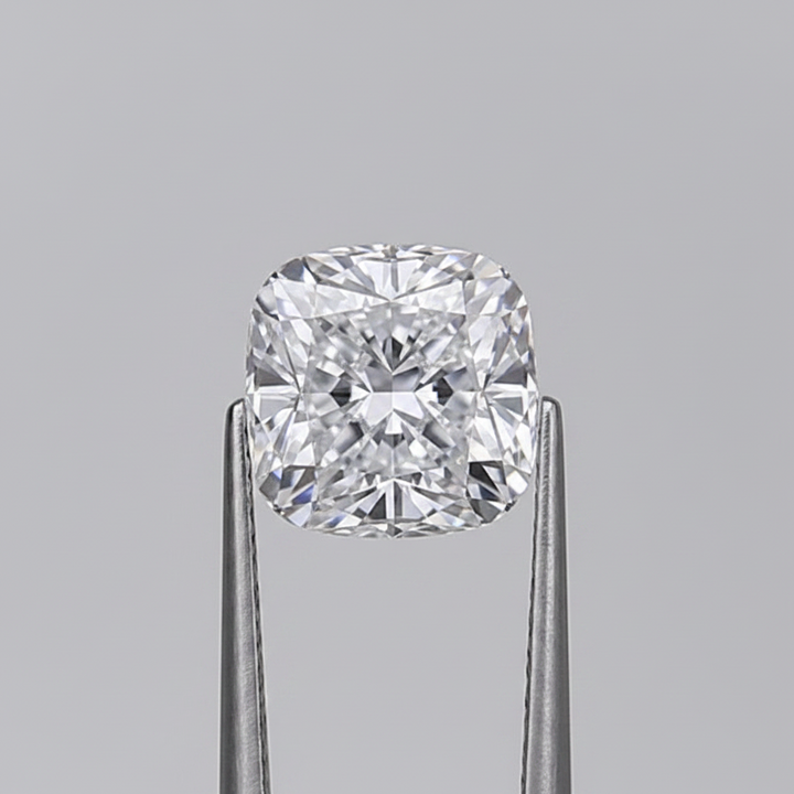 1,02 Karat kissengeschliffener, im Labor gezüchteter Diamant, VVS2/D