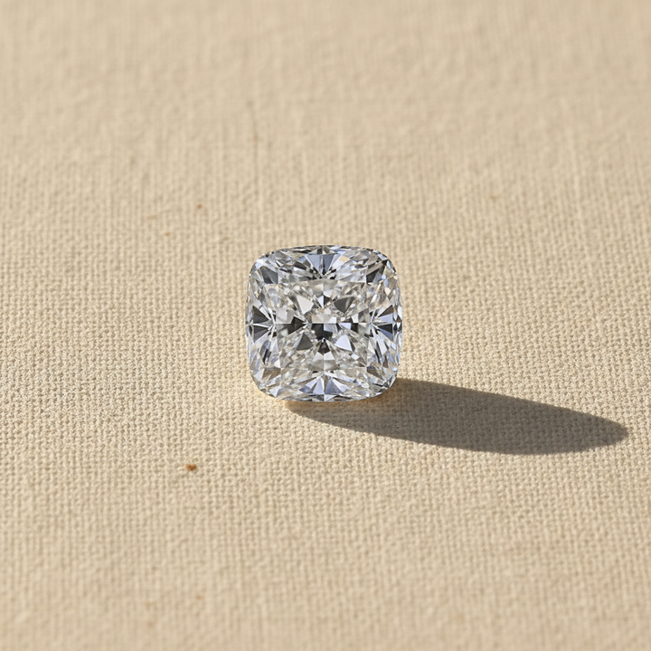 Diamant cultivé en laboratoire taille coussin de 1,02 carat, VVS2/D