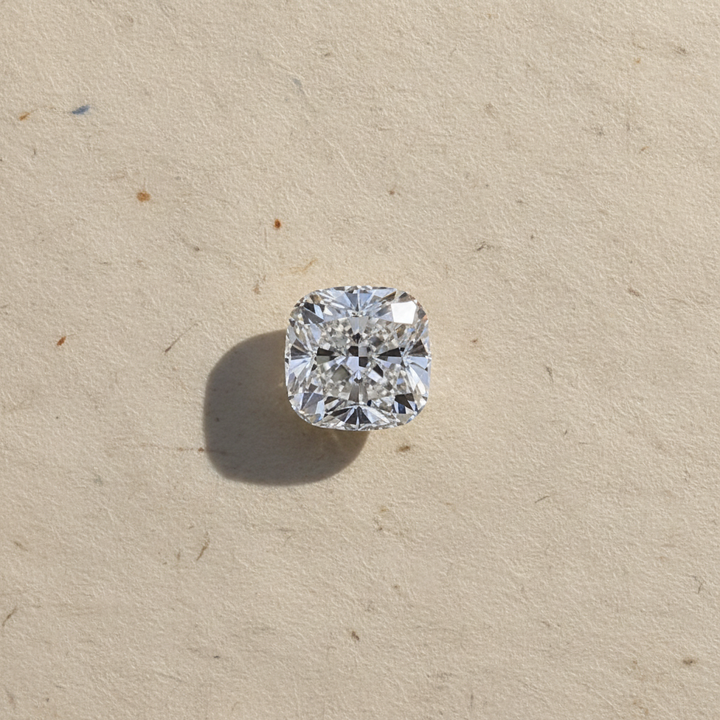 1,02 Karat kissengeschliffener, im Labor gezüchteter Diamant, VVS2/D
