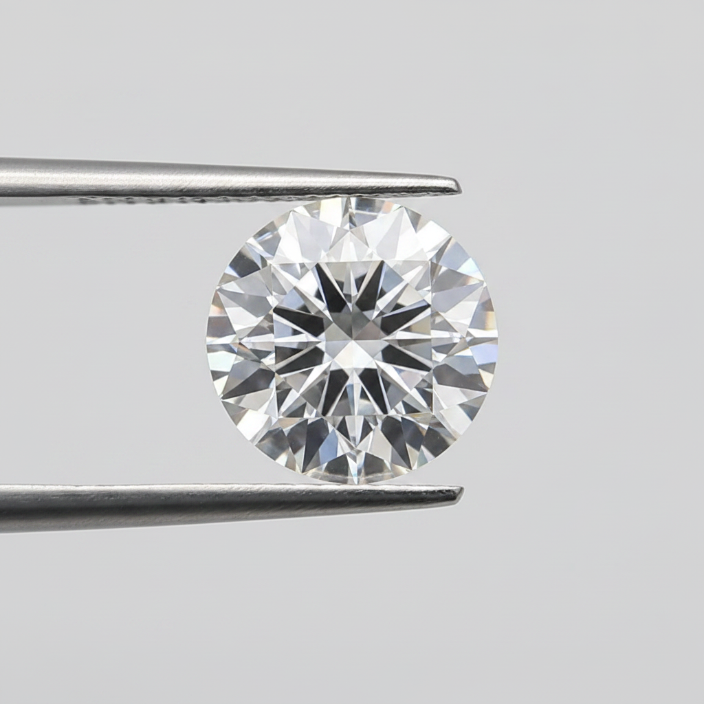 1,02 karaat ronde laboratorium-gegroeide diamant, VVS2/D