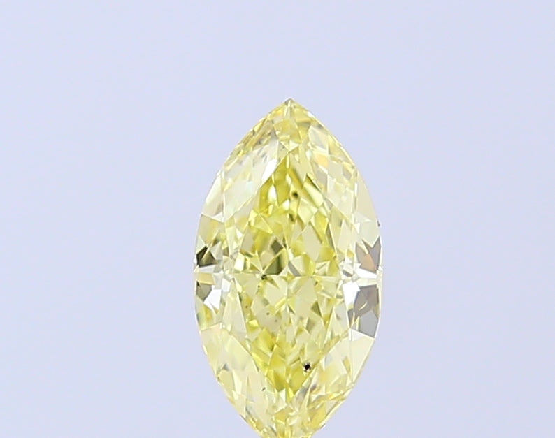 1.02 Carat Marquise Cut Lab Grown Diamond VS2Fancy Yellow