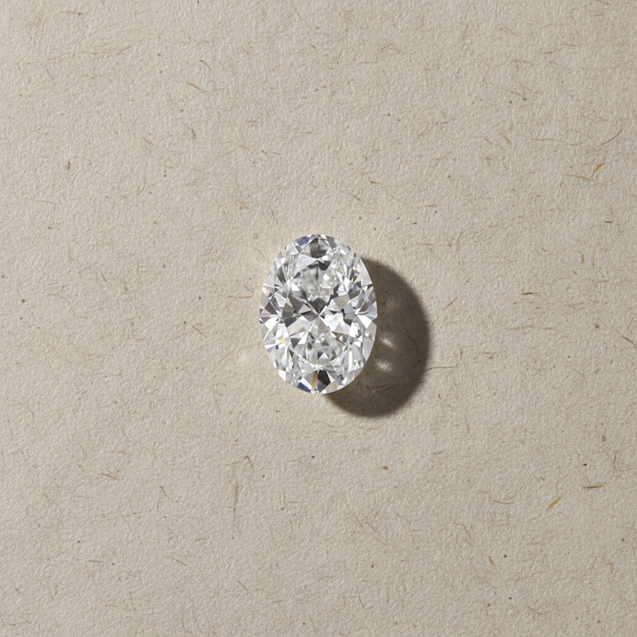1,02 karaat ovaal geslepen laboratoriumdiamant, VS1/D