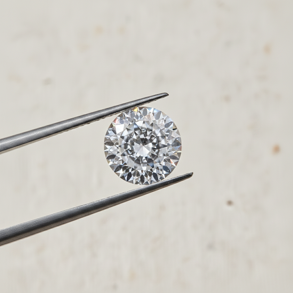 1,02 Karat portugiesischer geschliffener, im Labor gezüchteter Diamant, VS1/E