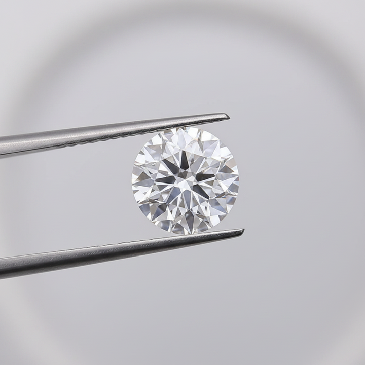 1,02 karaat ronde laboratoriumgekweekte diamant, IF/D