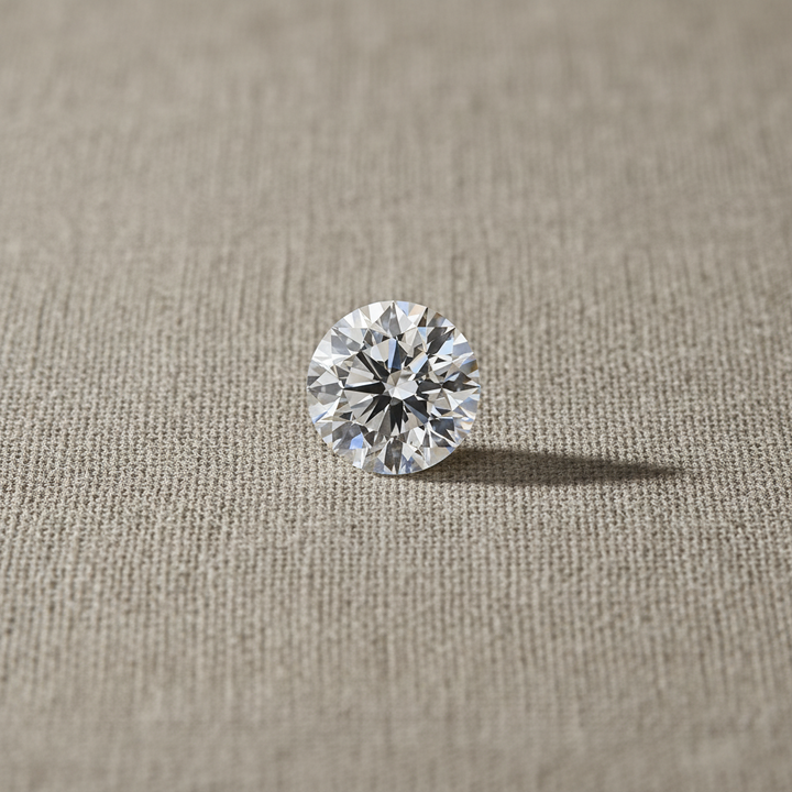1,02 karaat ronde laboratoriumgekweekte diamant, IF/D