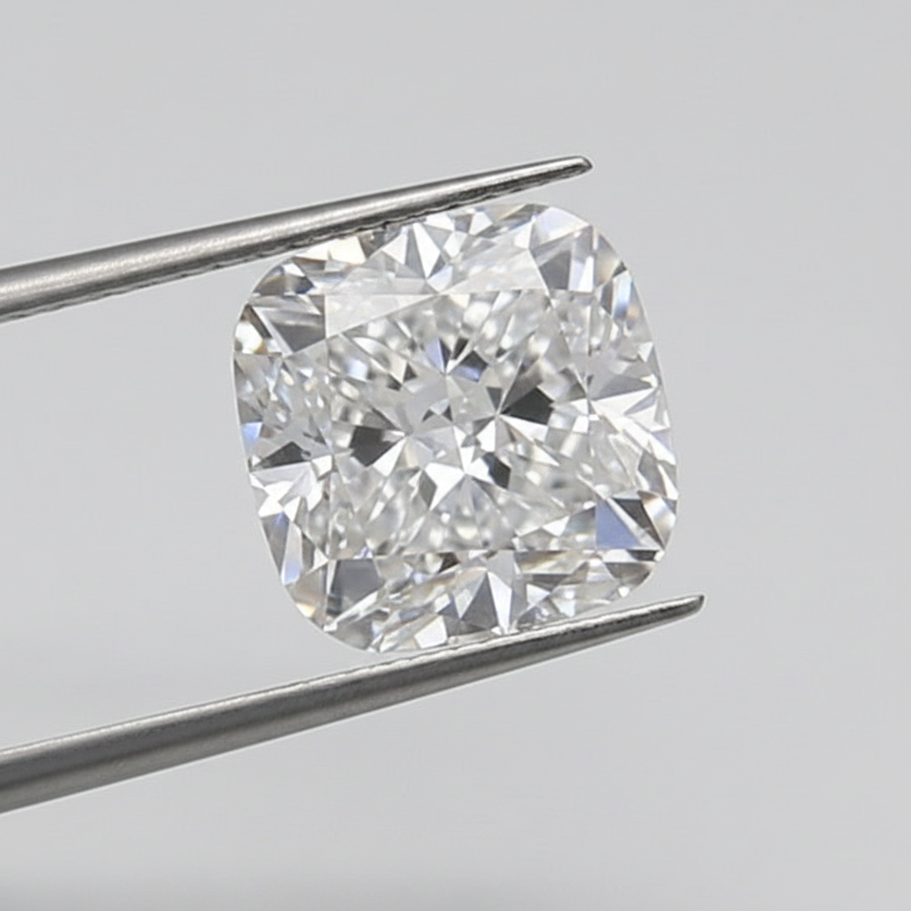 Diamant cultivé en laboratoire taille coussin de 1,03 carat, VVS2/D