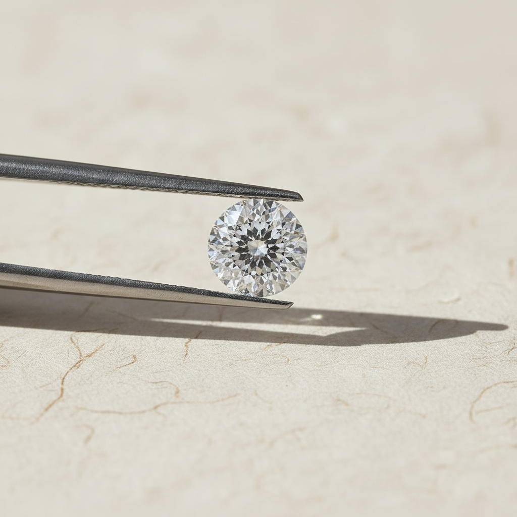 1,03 Karat portugiesischer geschliffener, im Labor gezüchteter Diamant, VS1/E