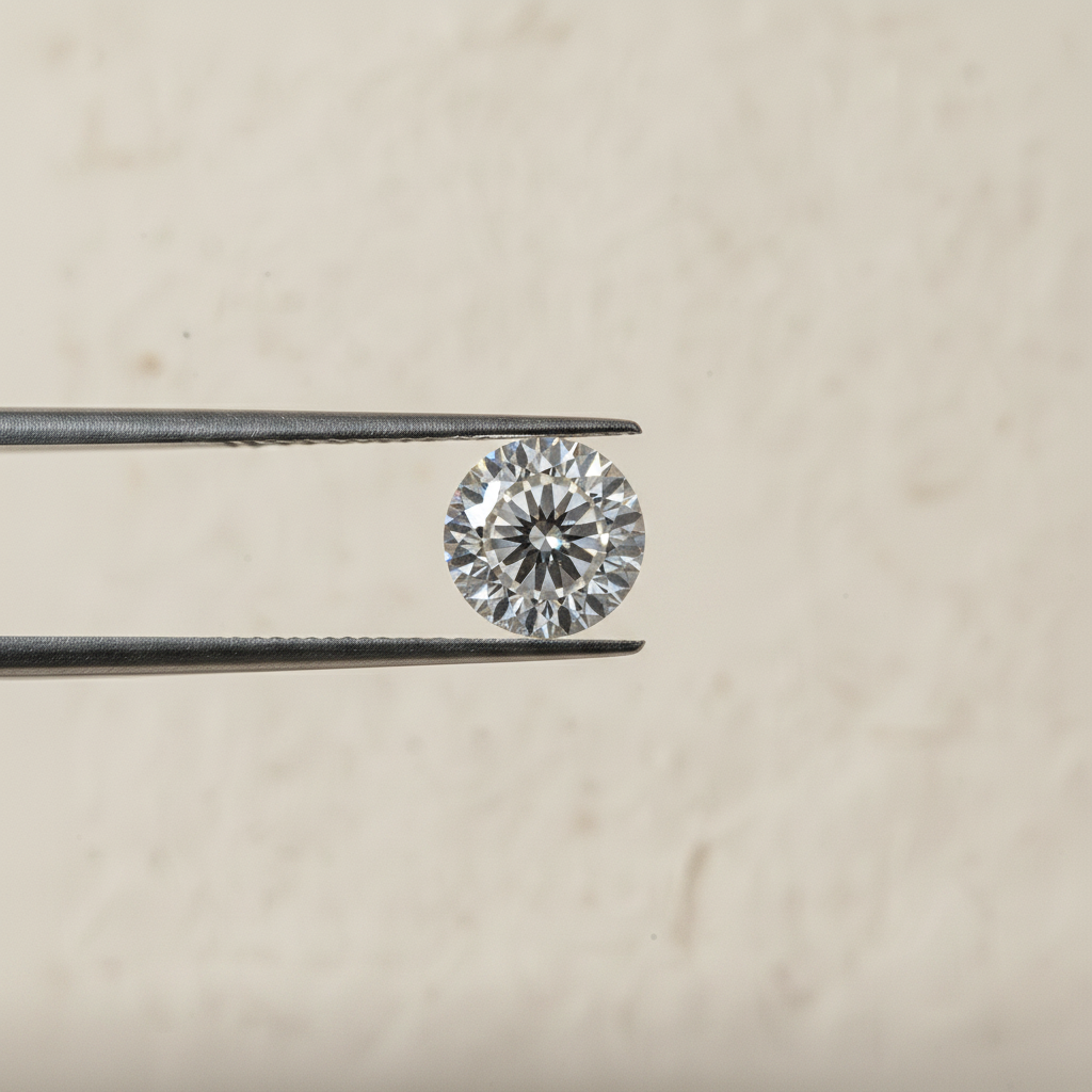 1,03 Karat portugiesischer geschliffener, im Labor gezüchteter Diamant, VS2/E