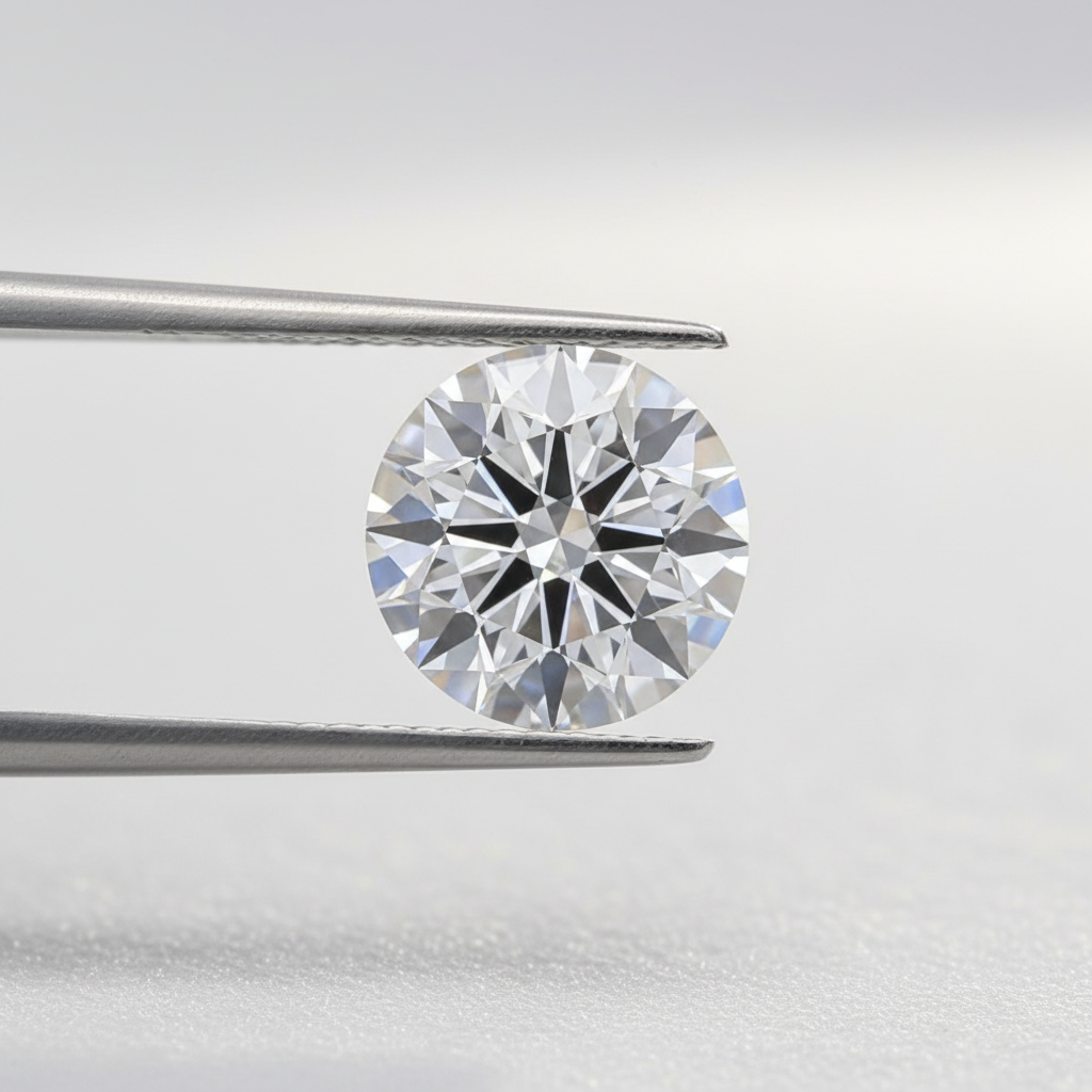 1,03 karaat ronde laboratorium-gegroeide diamant, IF/E