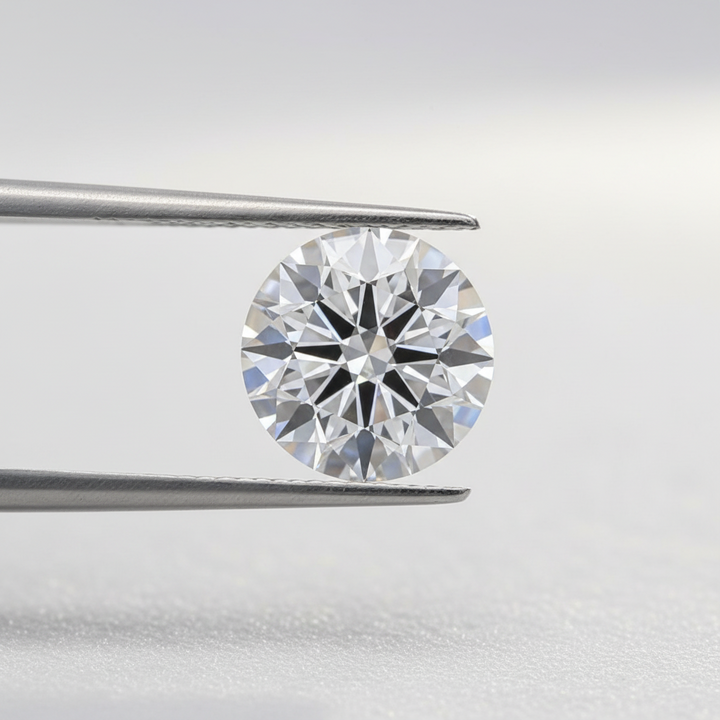 1,03 karaat ronde laboratorium-gegroeide diamant, IF/E