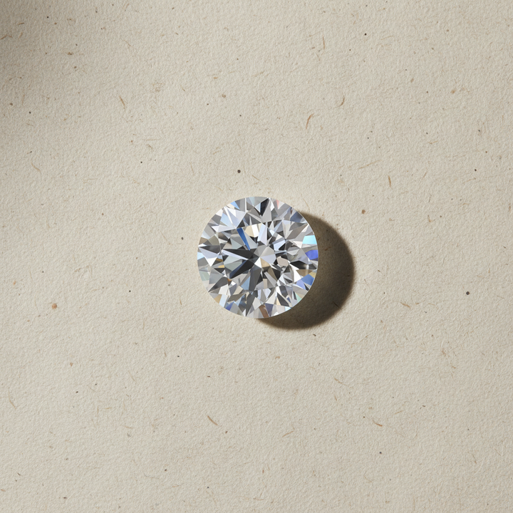 1,03 karaat ronde laboratorium-gegroeide diamant, VVS2/G