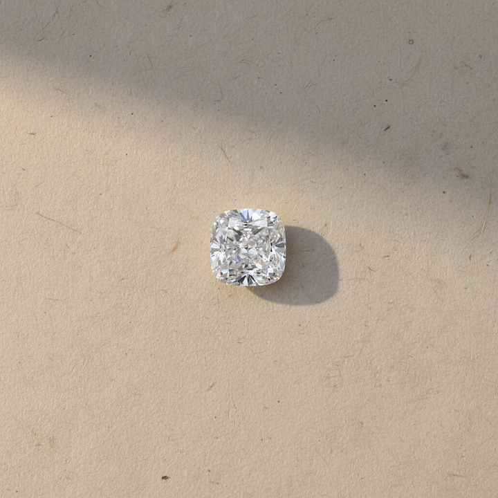 1,04 Karat kissengeschliffener, im Labor gezüchteter Diamant, VVS2/D