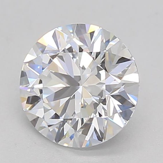 Diamante cultivado en laboratorio redondo de 1,04 quilates VVS2 D