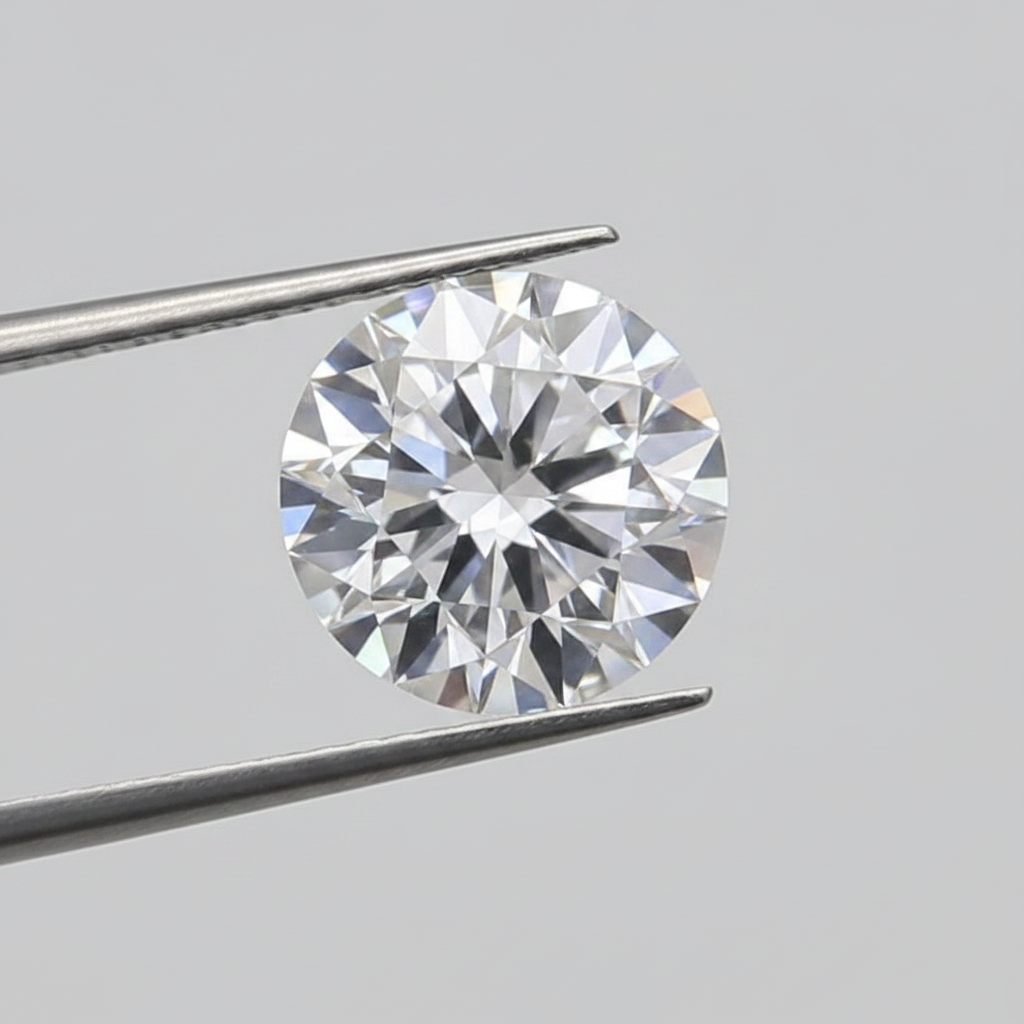 1,04 karaat ronde laboratorium-gegroeide diamant, VVS2/D
