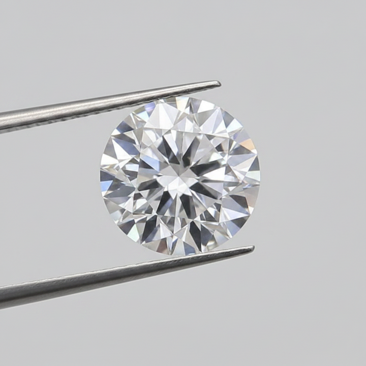 1,04 karaat ronde laboratorium-gegroeide diamant, VVS2/D