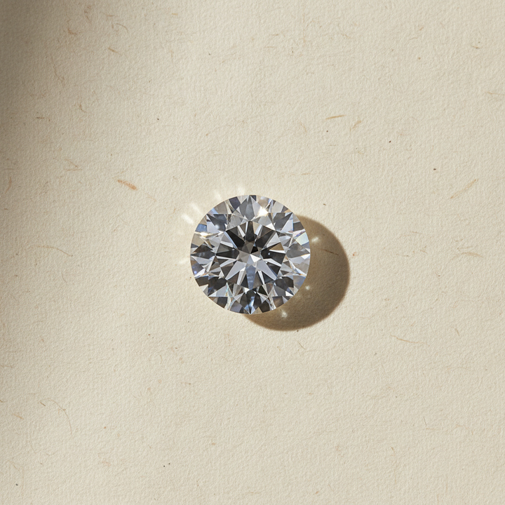 1,04 karaat ronde laboratorium-gegroeide diamant, IF/D