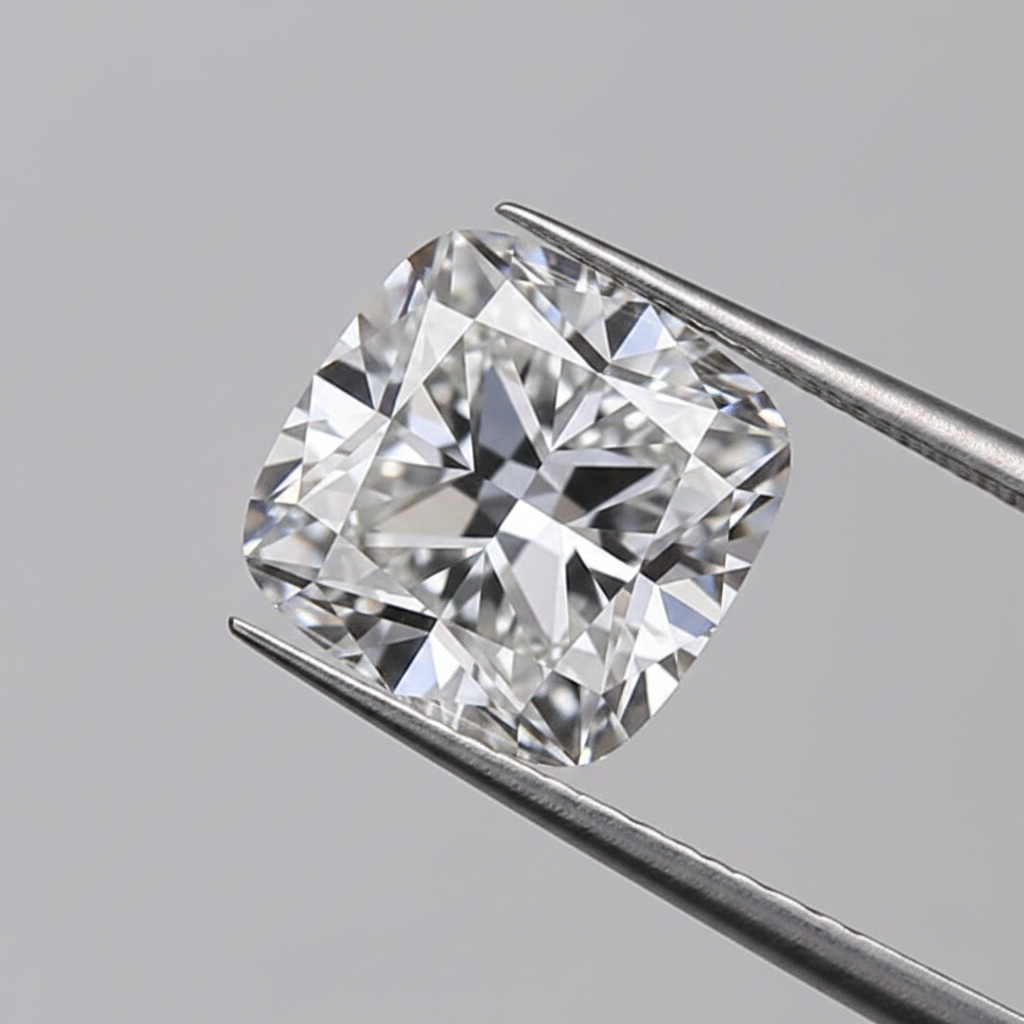 1.05 Carat Cushion Cut Lab Grown Diamond, VS2/E