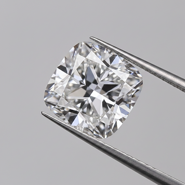 1.05 Carat Cushion Cut Lab Grown Diamond, VS2/E