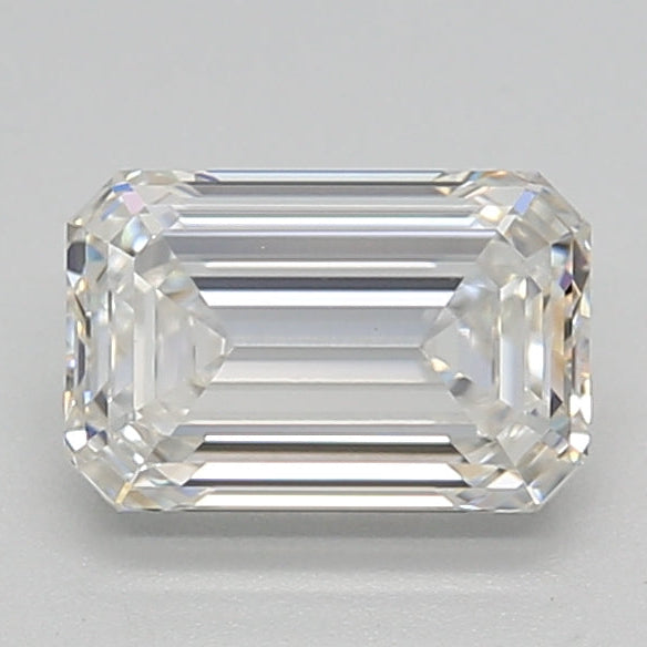 1.05 Carat Emerald Lab Grown Diamond VVS2 F