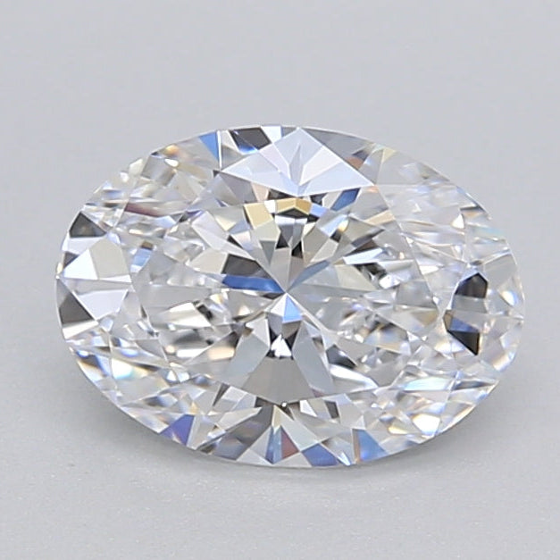 1,05 karaat ovaal geslepen laboratoriumdiamant IF D
