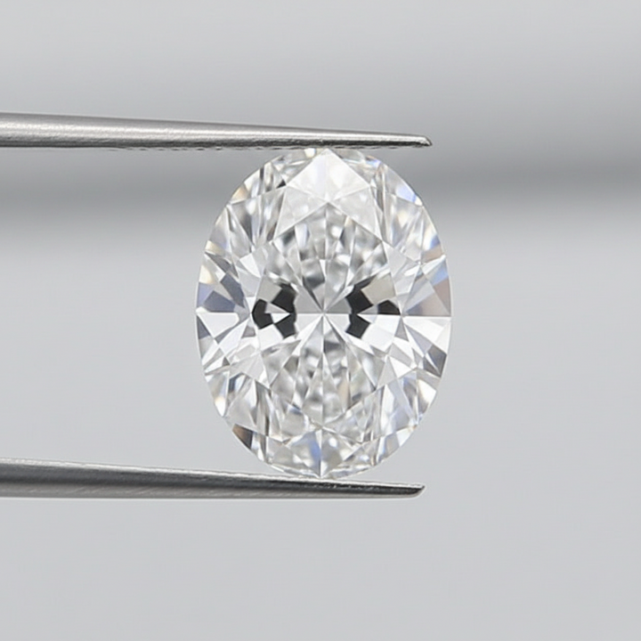 1,05 karaat ovaal geslepen laboratoriumdiamant, VS1/D