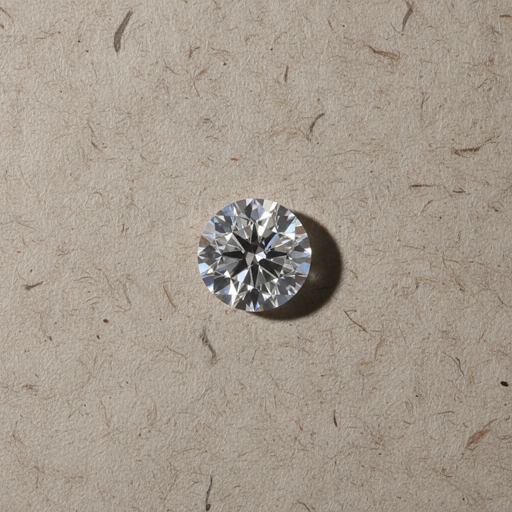 1,05 karaat ronde geslepen laboratoriumdiamant, IF/D
