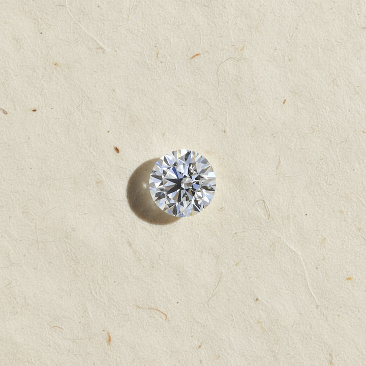 1,05 karaat ronde laboratoriumgekweekte diamant, IF/E