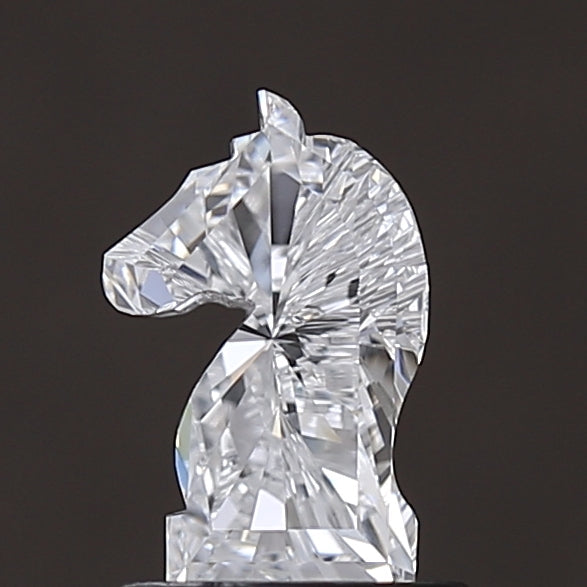 1.06 Carat Chess Horse Shaped Lab Grown Diamond VVS2 D Color – Unique Fancy Shape Loose Diamond