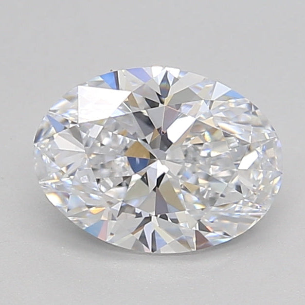 Diamante cultivado en laboratorio de talla ovalada de 1,06 quilates VS1 D