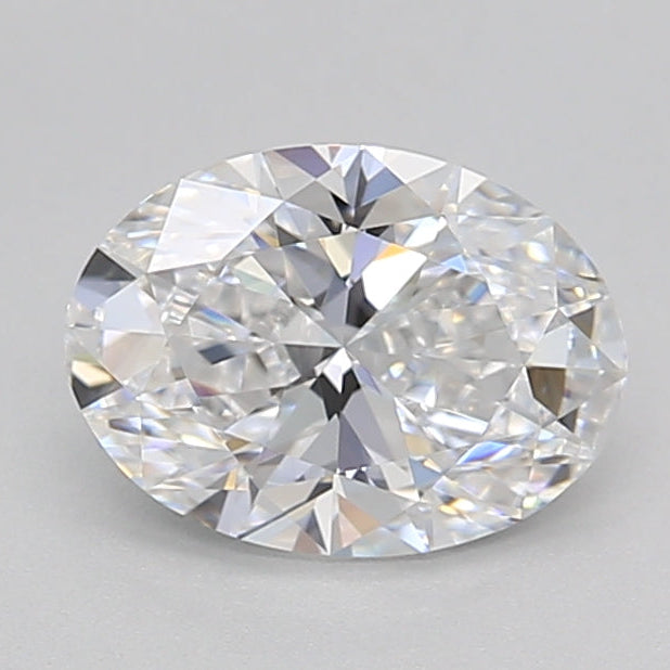 Diamante cultivado en laboratorio de talla ovalada de 1,06 quilates VVS2 D