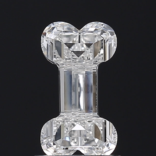 1.07 Carat Bone Shaped Lab Grown Diamond VS1 F Color – Unique Fancy Shape Loose Diamond