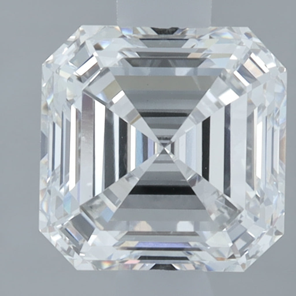 Diamant cultivé en laboratoire Asscher de 1,08 carat, VVS2/D