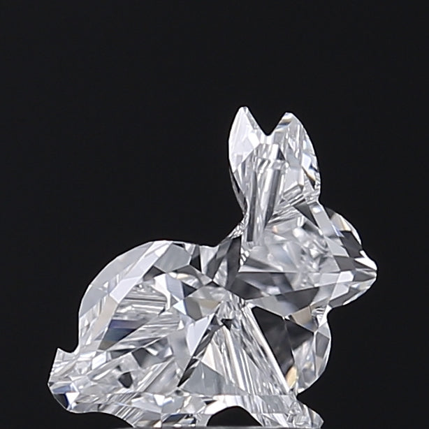 1.08 Carat Rabbit Shaped Lab Grown Diamond VVS2 D Color – Unique Fancy Shape Loose Diamond