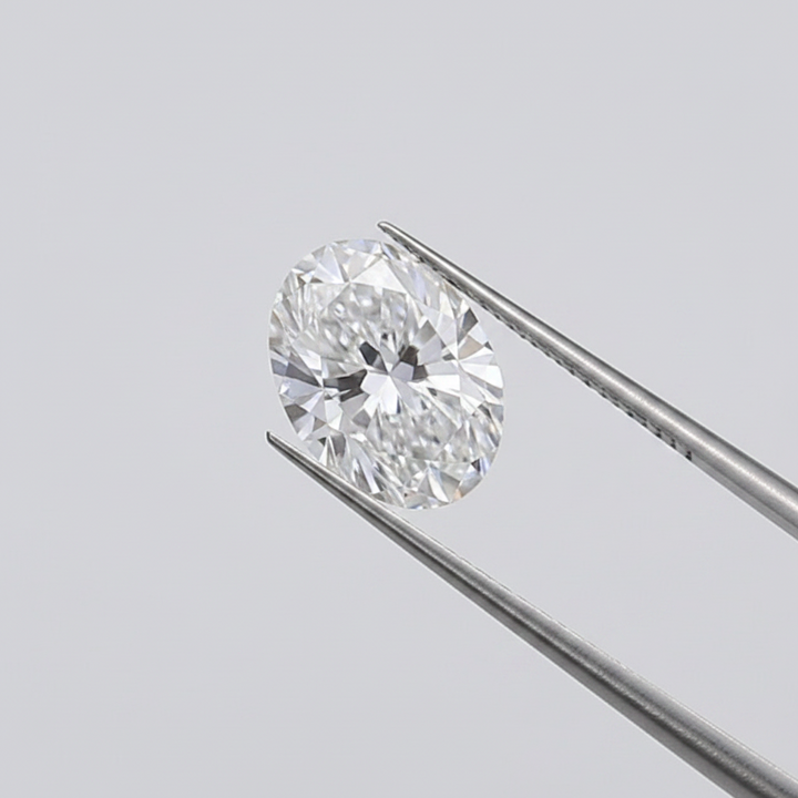 1,09 karaat ovaal geslepen laboratoriumdiamant, VVS1/D