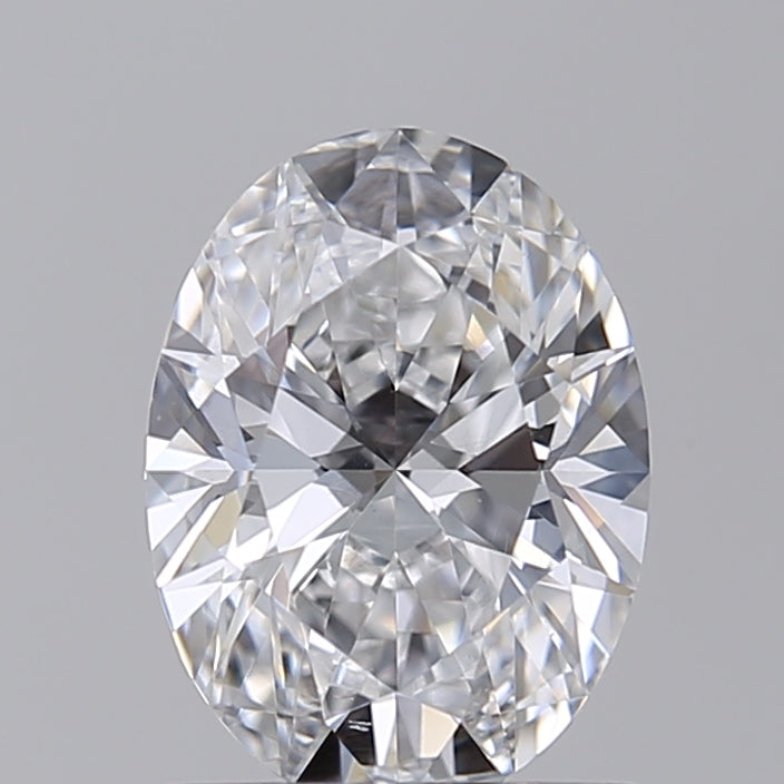 1.0 Carat Oval Cut Lab Grown Diamond VS1 D