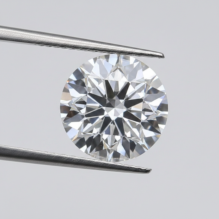 1.00 Ct E Color VVS2 Round Cut HPHT Lab Grown Diamond Variation Certified