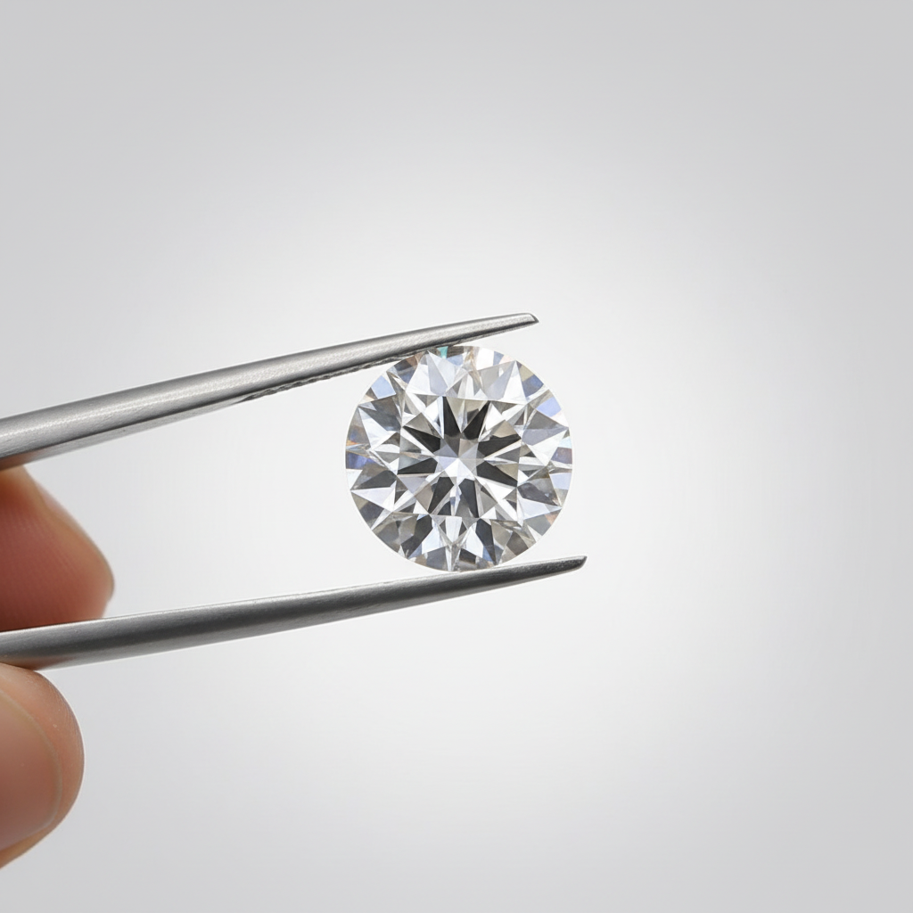 1.00 Ct E Color VVS2 Round Cut HPHT Lab Grown Diamond Variation Certified
