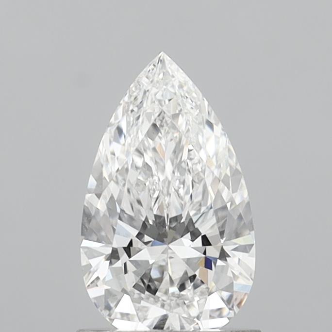 1.10 Carat Pear Cut Lab Grown Diamond, VVS2/E