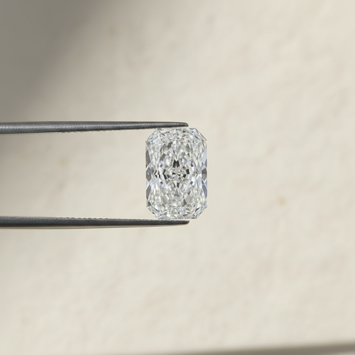 1,11 Karat strahlender, im Labor gezüchteter Diamant, VVS2/E