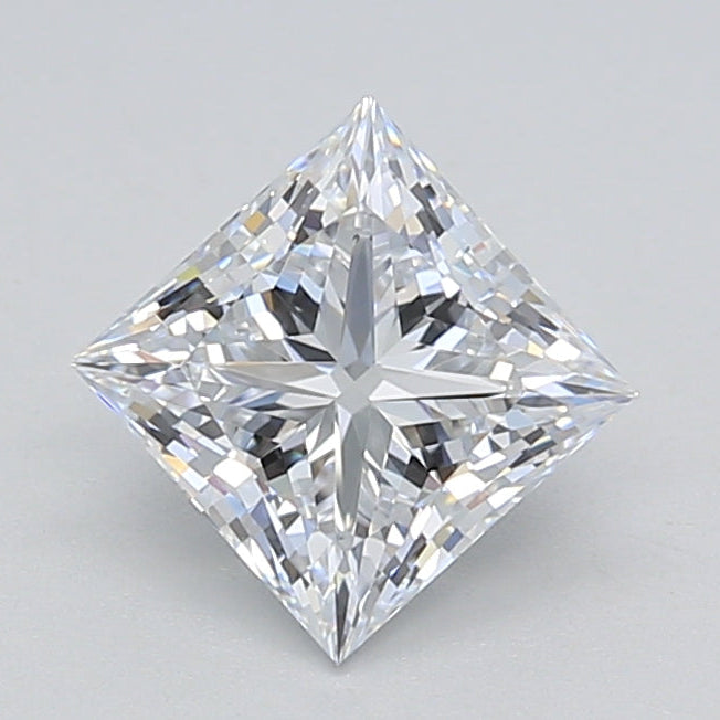 Diamante coltivato Princess Lab da 1,12 carati VS2 E